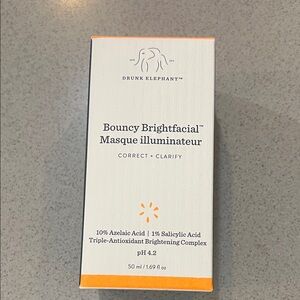 Drunk Elephant Brightening Facial Masque - White and Orange